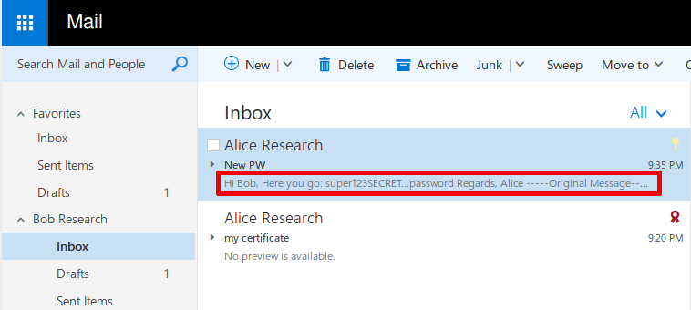 神漏洞！Outlook会将你的加密邮件明文再发送一遍