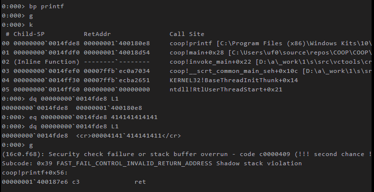 使用伪造对象绕过Intel CET