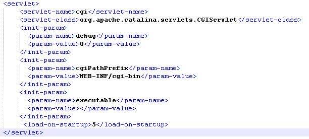 Figure 5. Snapshot of web.xmlâ 